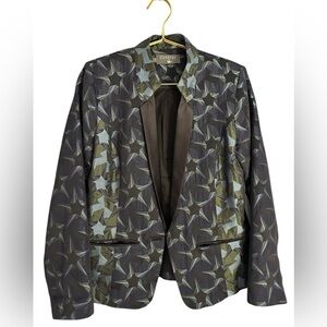 Stunning Cotélac geometric star tuxedo‎ blazer. EUC.